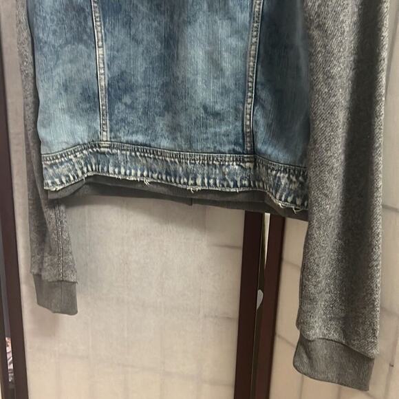 AMERICAN EAGLE OUTFITTERS DEMIN HOODIE JACKET SIZE‎ L - Picture 3 of 7